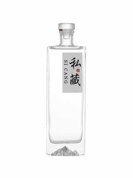 晶白酒瓶-006  